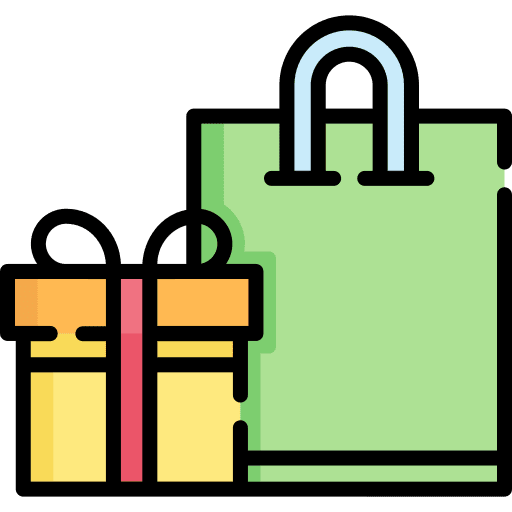 Gift box present birthday and party party icon