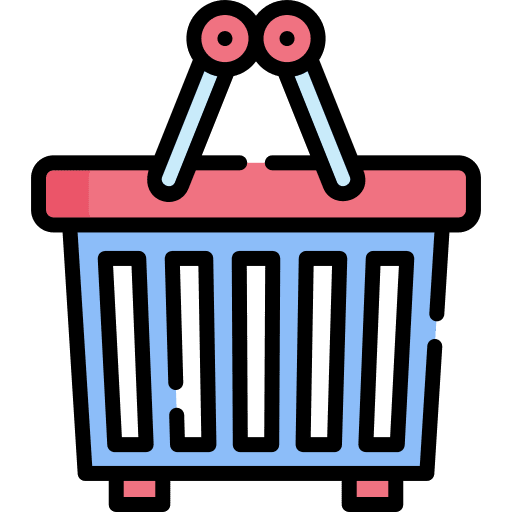 Shopping basket shopping basket store container icon