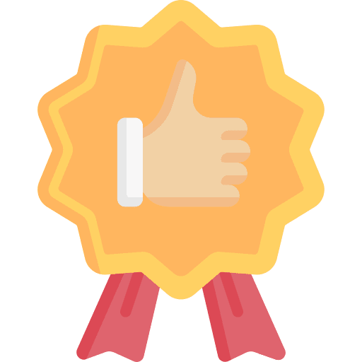 Review reward feedback like icon