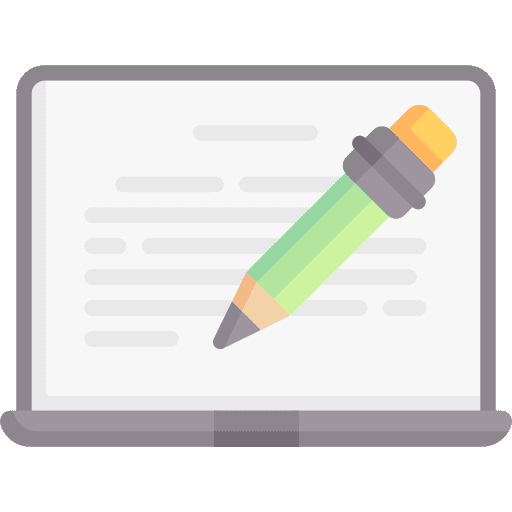 Write laptop computer write icon Write laptop computer write icon