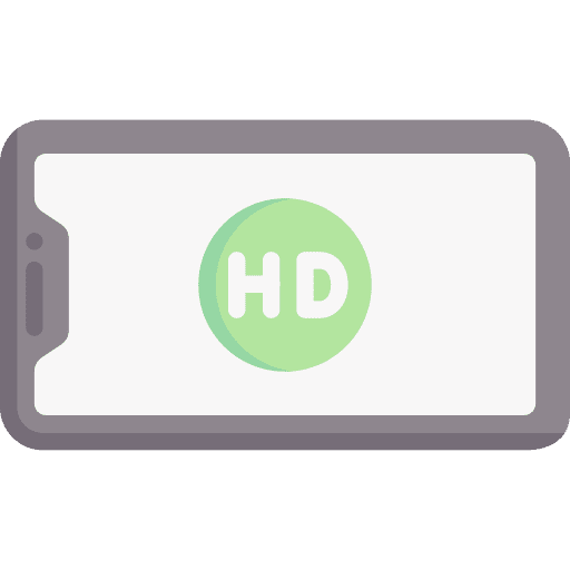 High definition mobile phone electronics high definition icon High definition mobile phone electronics high definition icon