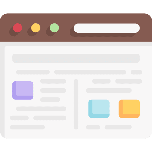 News webpage web page icon News webpage web page icon