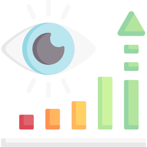 Audience website viewer line bars icon Audience website viewer line bars icon