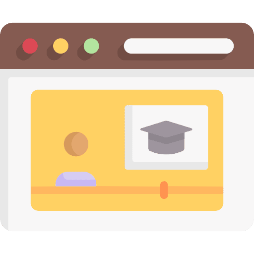 Tutorial online course tutorial education icon Tutorial online course tutorial education icon