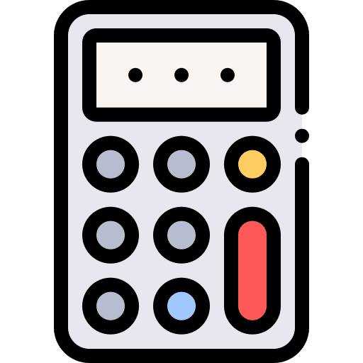 Calculator technological calculation calculating icon