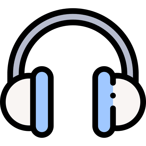 Headphones electronics music headphones audio headphones icon
