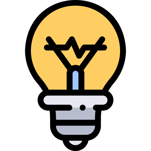 Light bulb bulb invention electronics icon