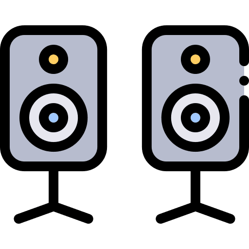 Loudspeaker music subwoofer loudspeaker icon