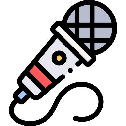 Microphone microphone music electric device icon