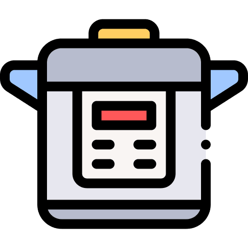 Multicooker food and restaurant electronics device icon