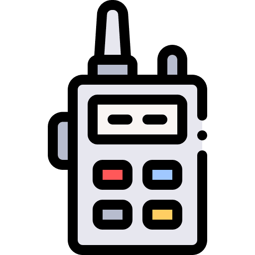 Walkie talkie phone communications telecommunication icon