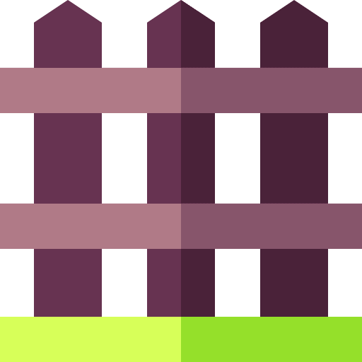 Fence fence garden yard icon