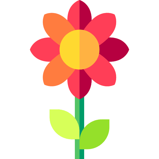 Flower farming and gardening garden gardening icon