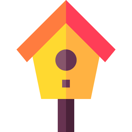 Bird house bird house zoo bird icon