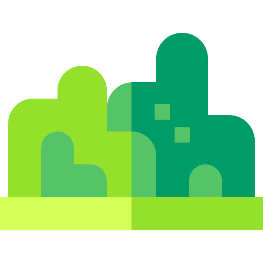 Bush plant bush garden icon