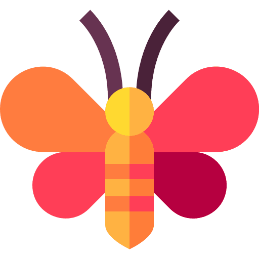 Butterfly animal kingdom animals insect icon