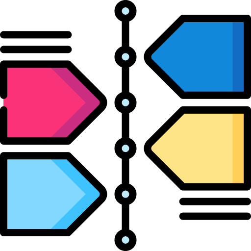 Infography business and finance stats timeline icon