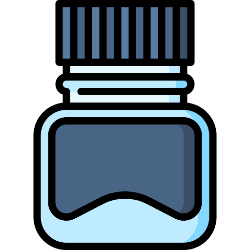 Ink feather pen education write icon Ink feather pen education write icon