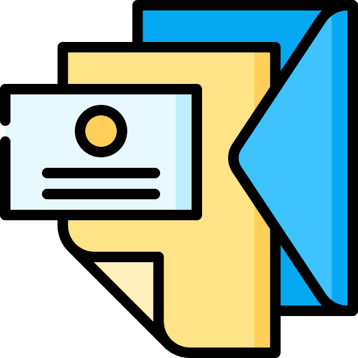 Merchandising envelope merchandising card icon Merchandising envelope merchandising card icon