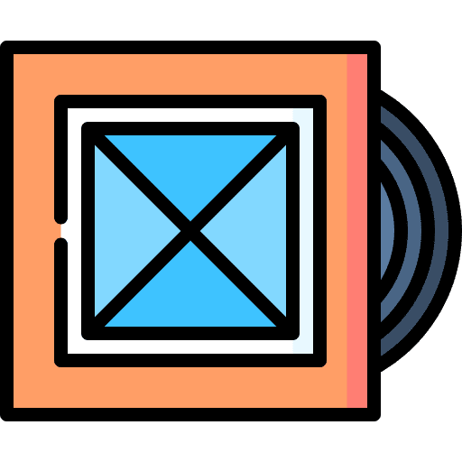 Album disk music package icon Album disk music package icon