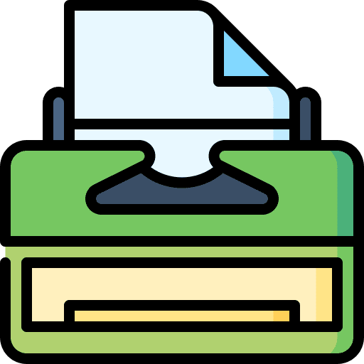 Copywriting literature author art and design icon Copywriting literature author art and design icon