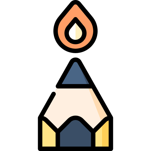 Creative flame art and design creative icon Creative flame art and design creative icon