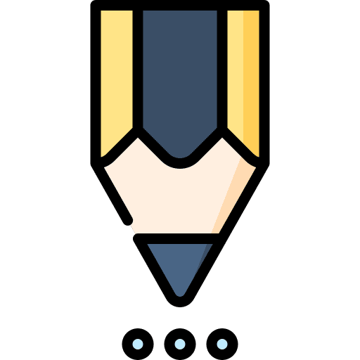 Preparation pencil dots preparation icon Preparation pencil dots preparation icon