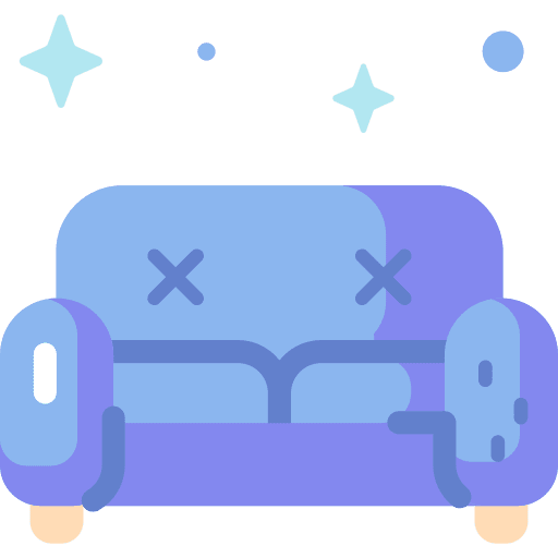 Sofa interior design couch living room icon