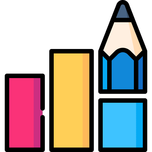 Statistics art and design statistics pen icon Statistics art and design statistics pen icon