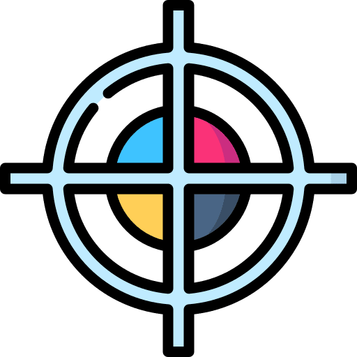 Target purpose arrow goal icon Target purpose arrow goal icon