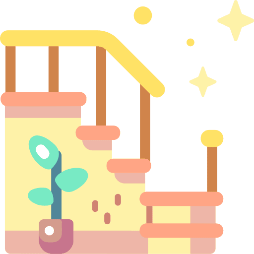 Stairs stair floor handrail icon Stairs stair floor handrail icon