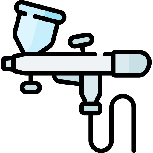 Airbrush tool airbrushes art and design icon