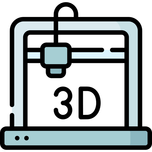 3d printer industry manufacturing printing icon