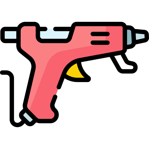 Glue gun electronics craft glue gun icon
