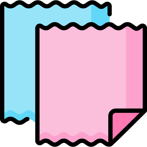 Paper crafts hobbies and free time sheets icon