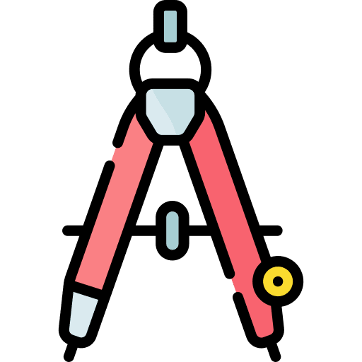 Compass compass education measure icon