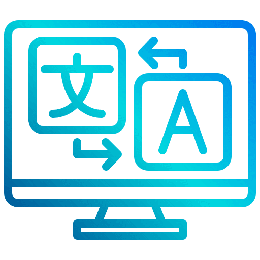 Computer online learning video lesson icon