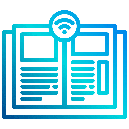 Ebook wifi education elearning icon