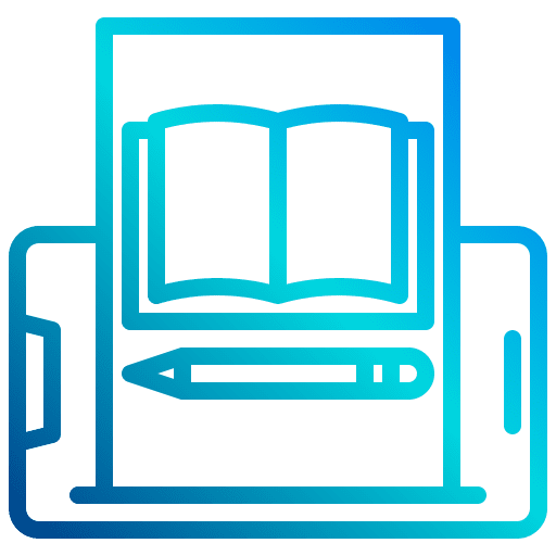 Read ebook read smartphone icon