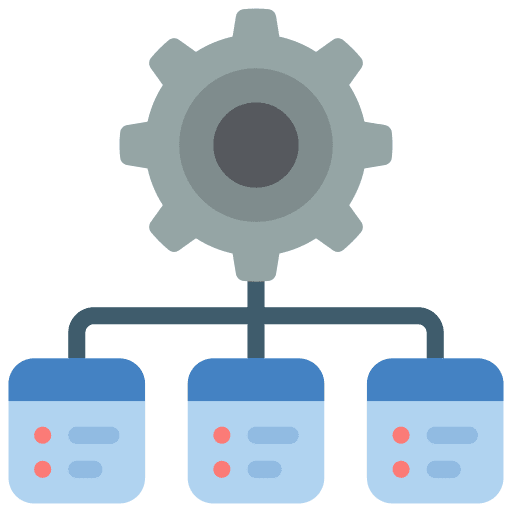 Batch processing chart batch processing programming icon
