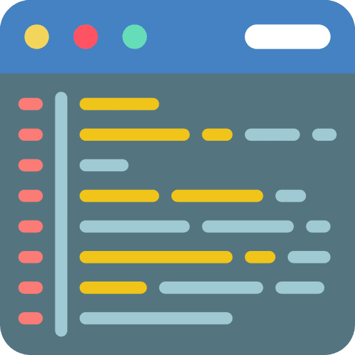 Browser lines browser code icon