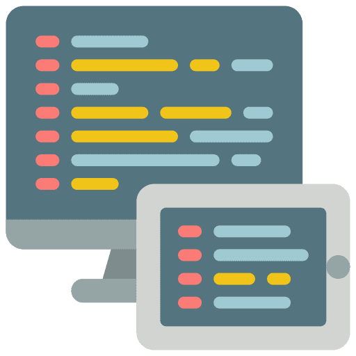 Computers computer programming code icon