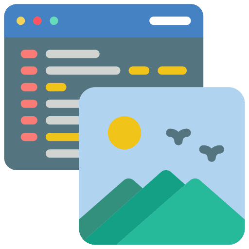 Image code computer programming icon