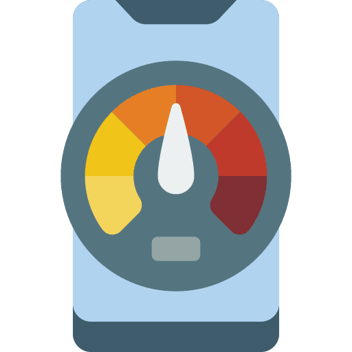 Mobile phone phone gauge mobile phone icon