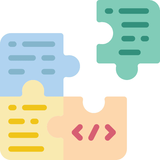 Puzzle script jigsaw programming icon