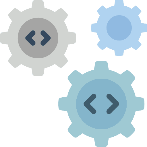 Processing processing gears programming icon