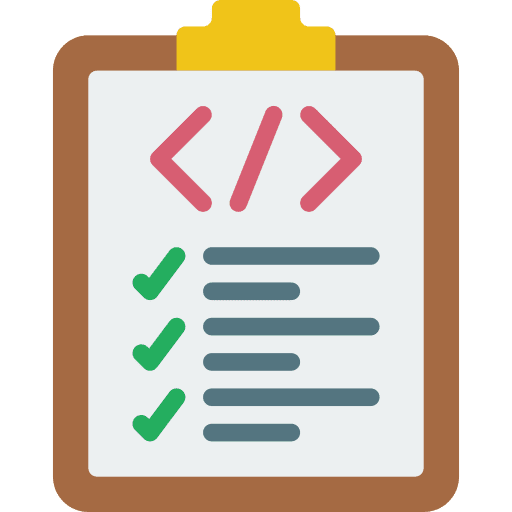 Checklist checklist code list icon