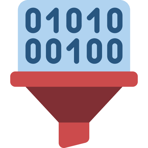 Filter funnel coding filter icon