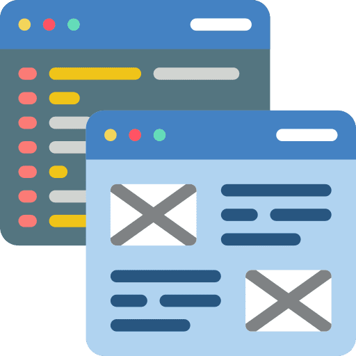 Ui design website browser ui design icon