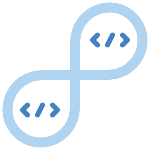 Cycle cycle computer programming icon